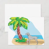 tropical weimaraner (Front/Back)
