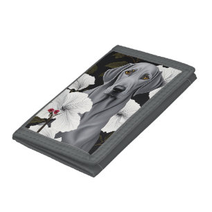 Tropical Weimaraner Wallet