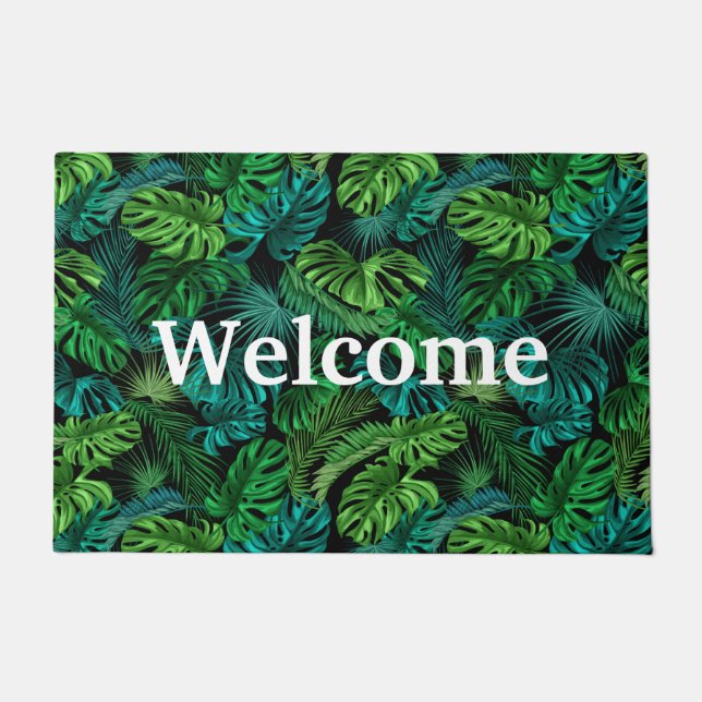 Tropical Welcome Doormat (Front)