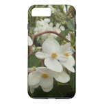 Tropical White Begonia Floral iPhone 8 Plus/7 Plus Case