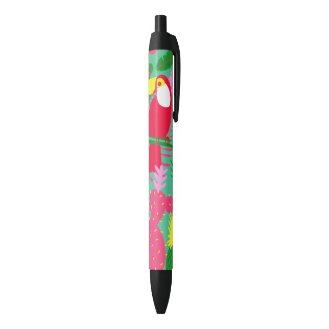 Tropical Wild Jungle Paradise Toucan Watercolor Pen (Bottom (Vertical))