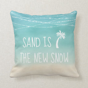 Beach Christmas Pillows Decorative Throw Pillows Zazzle