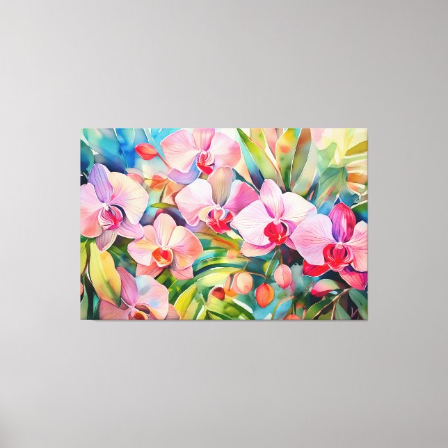 Tropical XL art Canvas Print (Front)