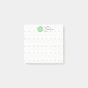 Tropical Yarn Ball String Pattern Post-it Notes
