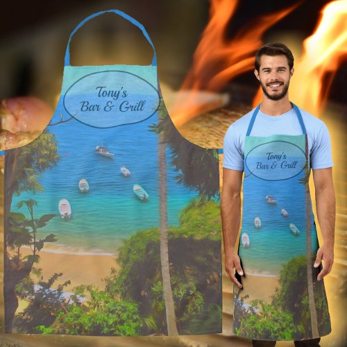 Tropical Yelapa Bar  Grill 1017 Apron