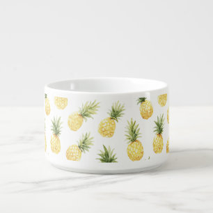 Tropical Yellow Pineapples Bowl