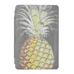 Tropical Yellow Pinneapple on Grey iPad Mini Cover