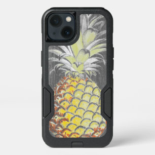 Tropical Yellow Pinneapple on Grey iPhone 13 Case