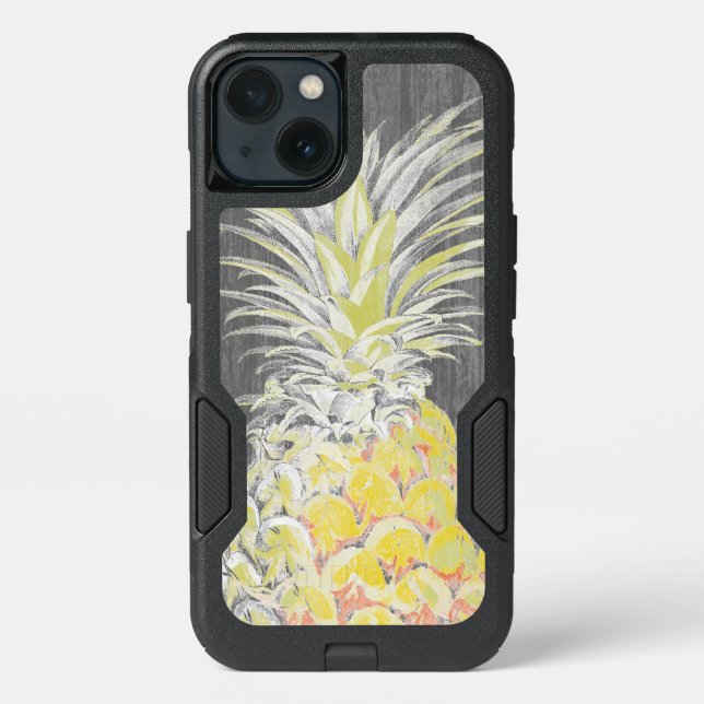 Tropical Yellow Pinneapple Otterbox iPhone Case (Back)