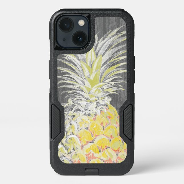 Tropical Yellow Pinneapple Otterbox iPhone Case (Back)