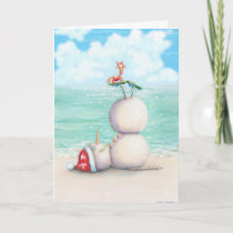 Tropical Yoga Christmas Card