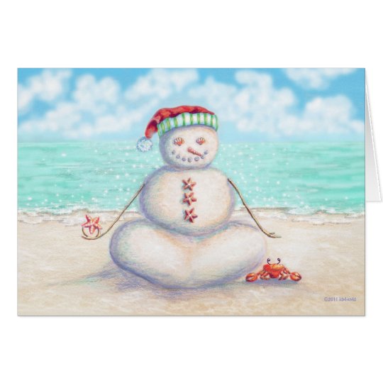 Tropical Yoga Christmas Card Tropical Yoga Christmas Card