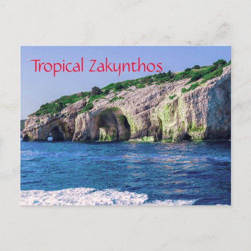 Tropical Zakynthos Postcard