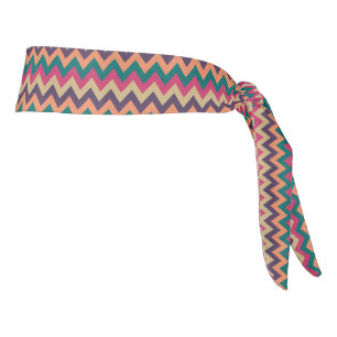 Tropical Zigzag Athletic Headband