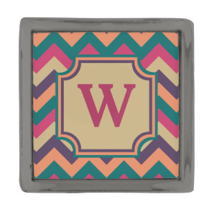 Tropical Zigzag Lapel Pin