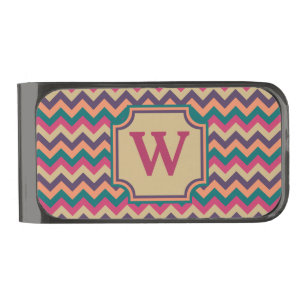 Tropical Zigzag Money Clip