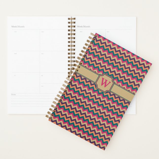 Tropical Zigzag Planner (Display)