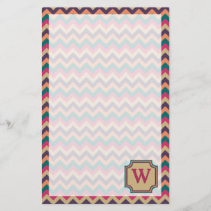 Tropical Zigzag Stationery