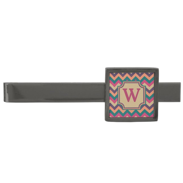 Tropical Zigzag Tie Bar (Front)