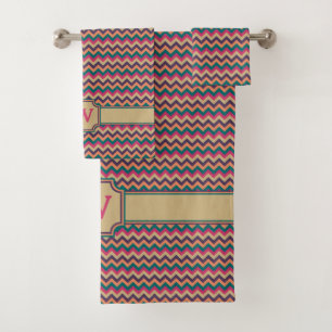 Tropical Zigzag Towel Set