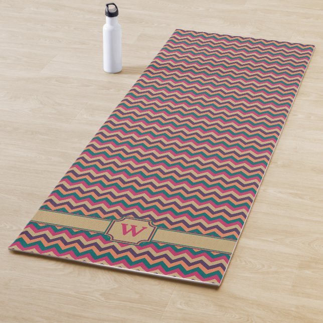 Tropical Zigzag Yoga Mat (In Situ)