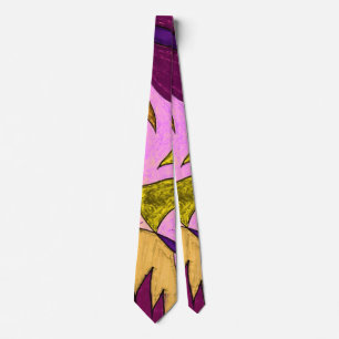 Tropicali Peach Channel Neck Tie