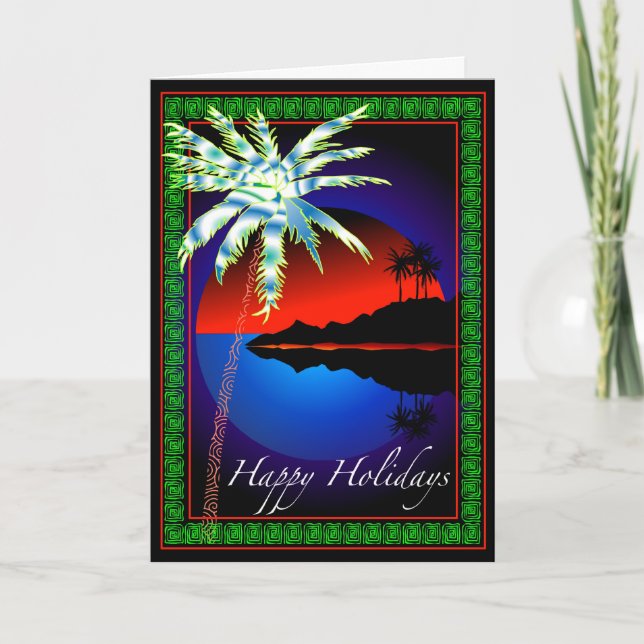 Tropicana Christmas Holiday Card (Front)