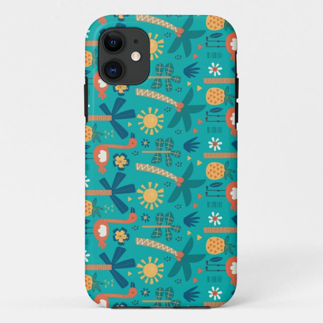 Tropicana Watercolor Case-Mate iPhone Case (Back)