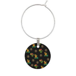 Tropicas - Pineapple Elegant Black Wine Charm