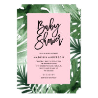 Tropics Baby Shower Invitation
