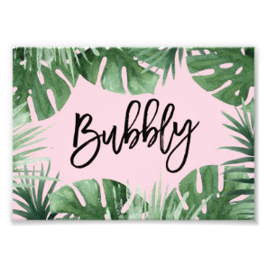 Tropics Bubbly Print