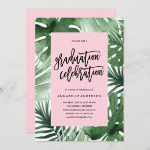 Tropics Graduation Celebration Invitation