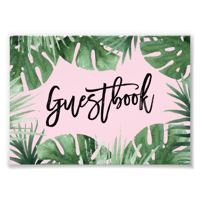 Tropics Guestbook Print (Front)