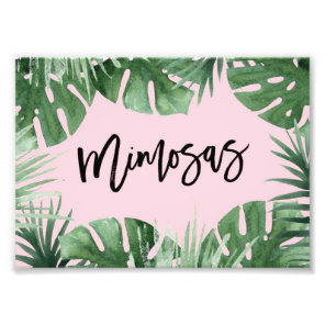 Tropics Mimosas Print