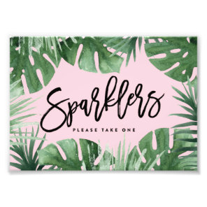 Tropics Sparklers Print