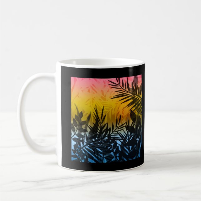 tropics, summer coffee mug (Left)