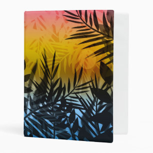 tropics, summer mini binder
