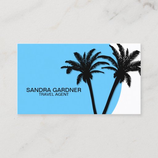 Customizable Travel Agent Business Card Template