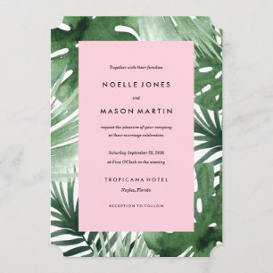 Tropics Wedding Invitation