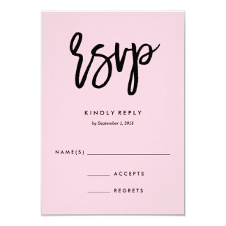 Tropics Wedding Response Card