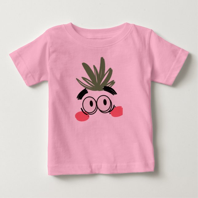 TropiFace” The Spiky Smile Baby T-Shirt (Front)