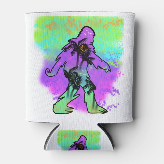 TropiSquatch Can Cooler (Front)