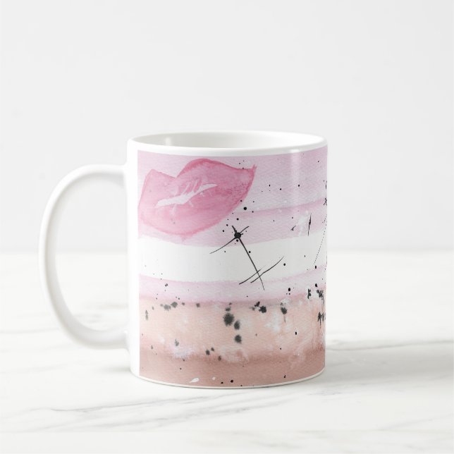 TROS Lipstick Lesbian pride mug (Left)
