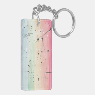 TROS Rainbow pride flag keychain