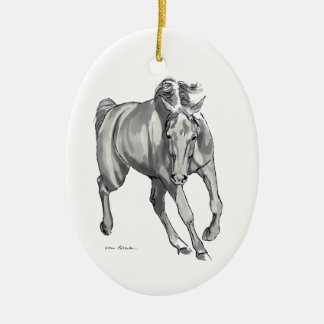 Trot Ceramic Ornament