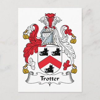 Trotter Family Crest Postcard