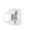 Trotting Arabian Horse Frosted Glass Mug