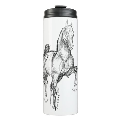 Trotting At Ya White Thermal Tumbler