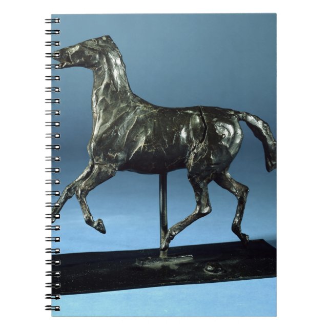 Trotting Horse (bronze) Notebook (Front)