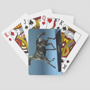 Trotting Horse (bronze) Poker Cards
